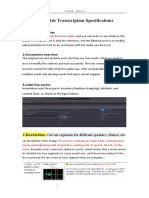 Iris-English Transcription Specifications: 1. Labeling Principles