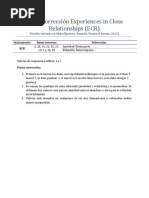 Cuestionario ECR-R sobre relaciones | PDF | Sicología