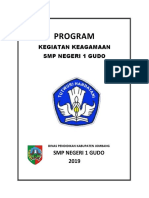 PROGRAM KEAGAMAAN SMP NEGERI 1 GUDO 2019