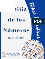 Familia de Números 1 Al 100 - EDUCACION MAESTROS