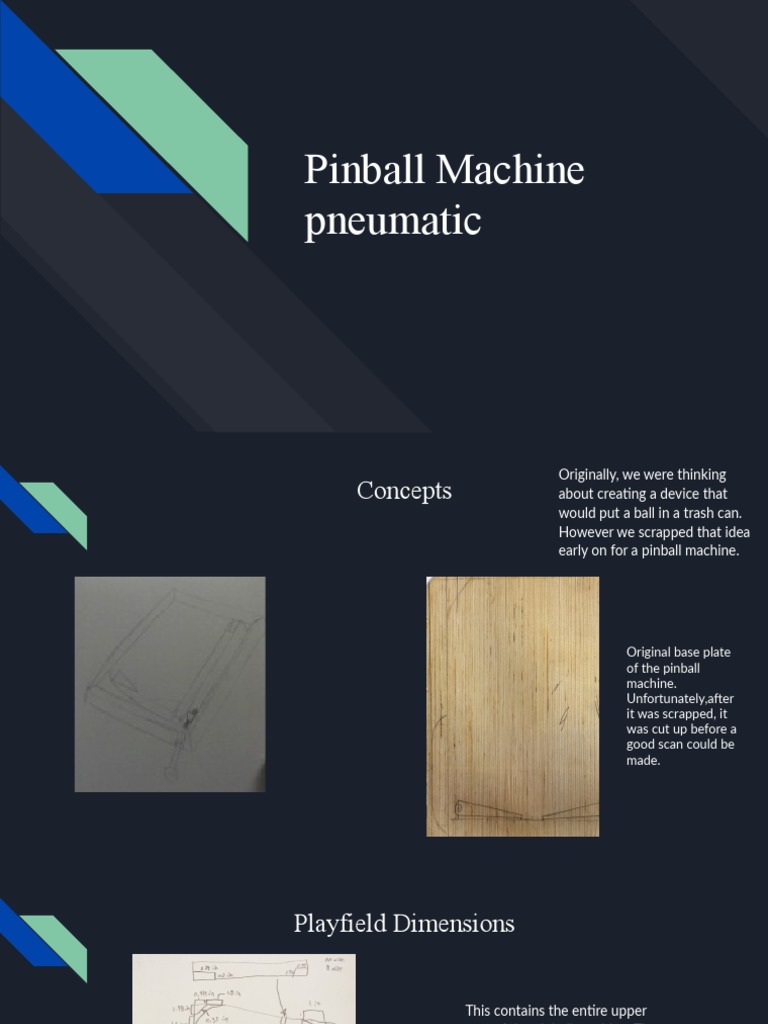 Pinball Machine Design Specifications | PDF