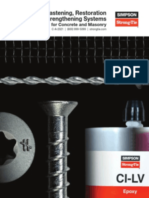 Simpson Strong-Tie CILV32 - CI-LV low-viscosity STRUCTURAL Injection Epoxy 32 oz.