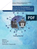 Immediate Care For Psychological Events and Emergencies in The Context of COVID 19 Pandemic Training Manual Final Approved 08.05.2020 1 Compressed