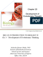 Development of Evolutionary Thought: © 2017 Cengage Learning. All Rights Reserved