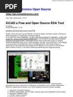 KiCAD A Free and Open Source EDA Tool