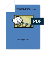 Contoh Program Kerja Ekstrakulikuler Olahraga Bola Voli SMP