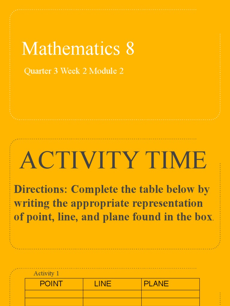 Module 2 - Math PPT Presentation | PDF | Axiom | Theorem