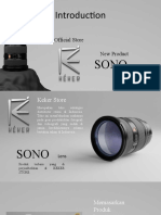 Presentasi Hasil 3D Model Lensa Kamera Bernama SONO Lens.