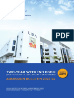 Two-Year Weekend PGDM at LIBA