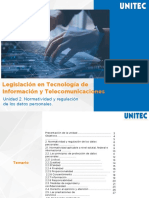 Unidad 2 Normatividad y Regulación de Los Datos Personales