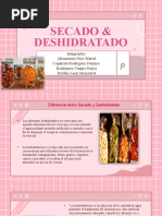 Deshidratacion y Secado | PDF | Alimentos | Agua