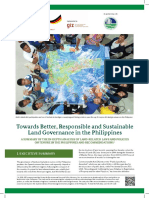 Towards Better, Responsible and Sustainable Land Governance in The Philippines