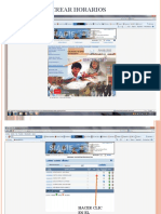 2 Crear Horarios