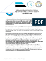 G. Perdagangan Besar Dan Eceran Reparasi Dan Perawatan Mobil Dan Sepeda Motor