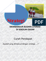 Strategi Membangun Budaya Literasi Di SD