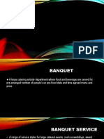 Banquet Services: Catering, Menus, Staff Roles