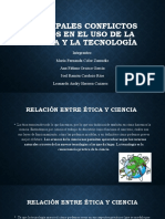 Principales conflictos éticos en ciencia y tecnología