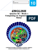 English10 - q3 - CLAS1 - Composing An Argumentative Essay - v4 - Eva Joyce Presto