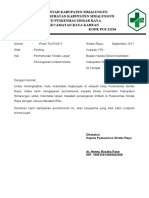 Pemerintah Kabupaten Simalungun Dinas Kesehatan Kabupaten Simalungun Uptd Puskesmas Sindar Raya Kecamatan Raya Kahean KODE POS 21156