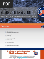 3.1 Design Elements of At-Grade Intersection