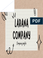 Brown Doodle Company Profile Presentation