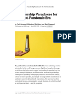 2-6 Leadership Paradoxes Post Pandemic Era