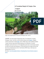 Seratusan Rumah Terendam Banjir Di Cianjur, Dua Rusak Diterjang Longsor
