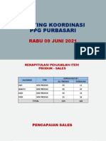 Meeting Koordinasi PPG & Purbasari