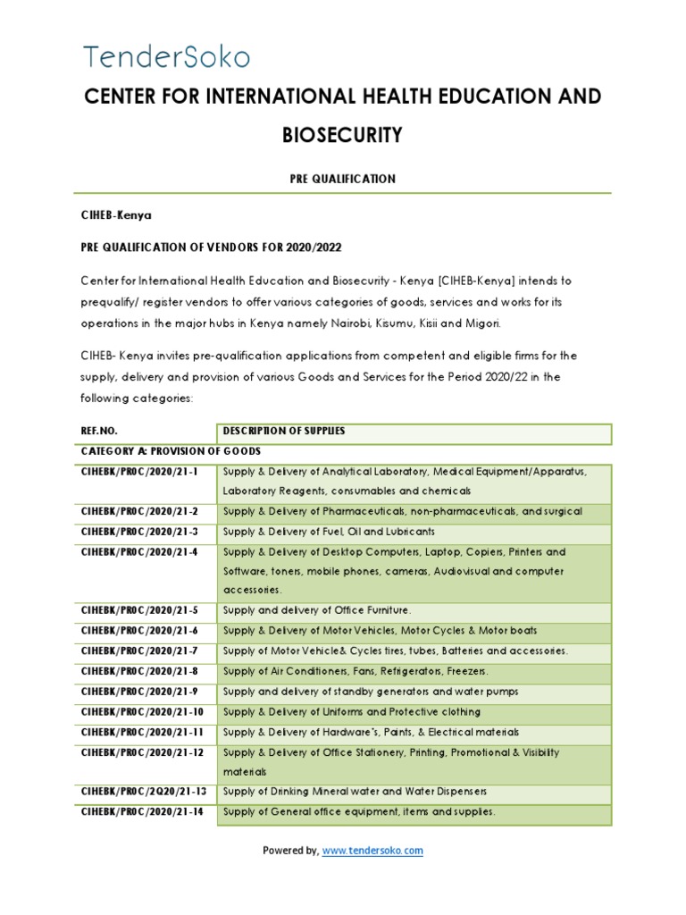 Pre-Qualification+of+suppliers+of+goods +works+and+services+ | PDF ...
