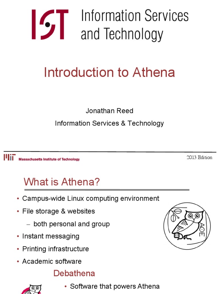 Athena 2014 | PDF | File Transfer Protocol | Secure Shell