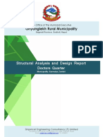 Structural Analysis Report Quarter