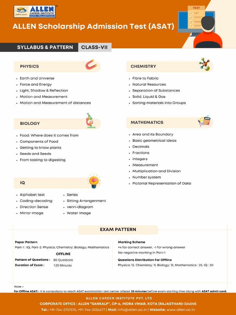 7 Asat Syllabus PDF