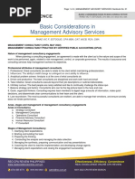 Basic Considerations in Management Advisory Services: Rhad Vic F. Estoque, Cpa Mba, Cat, Micb, Rca, Cma