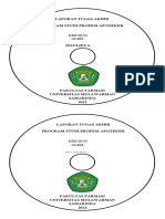 Laporan Tugas Akhir Program Studi Profesi Apoteker