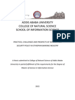 Addis Ababa University College of Natural Science School of Information Science