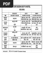 Mess Menu | PDF