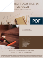 Strategi Tugas Nabi Di Madinah: Education and Learning Presentation