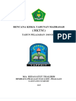 (RKTM) : Rencana Kerja Tahunan Madrasah