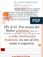 Sométase a toda institución humana