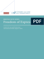 2014 - Freedom of Expression