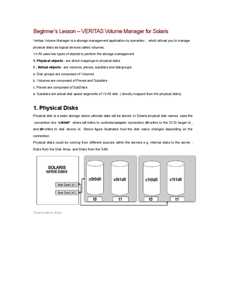 VxVM Disk Initialization Guide | PDF | Disk Storage | File System