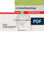 Notes in Anesthesiology Dr. Azam's.... : Central Nervous System