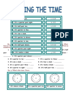 Telling The Time Fun Activities Games Tests Warmers Coolers - 3172