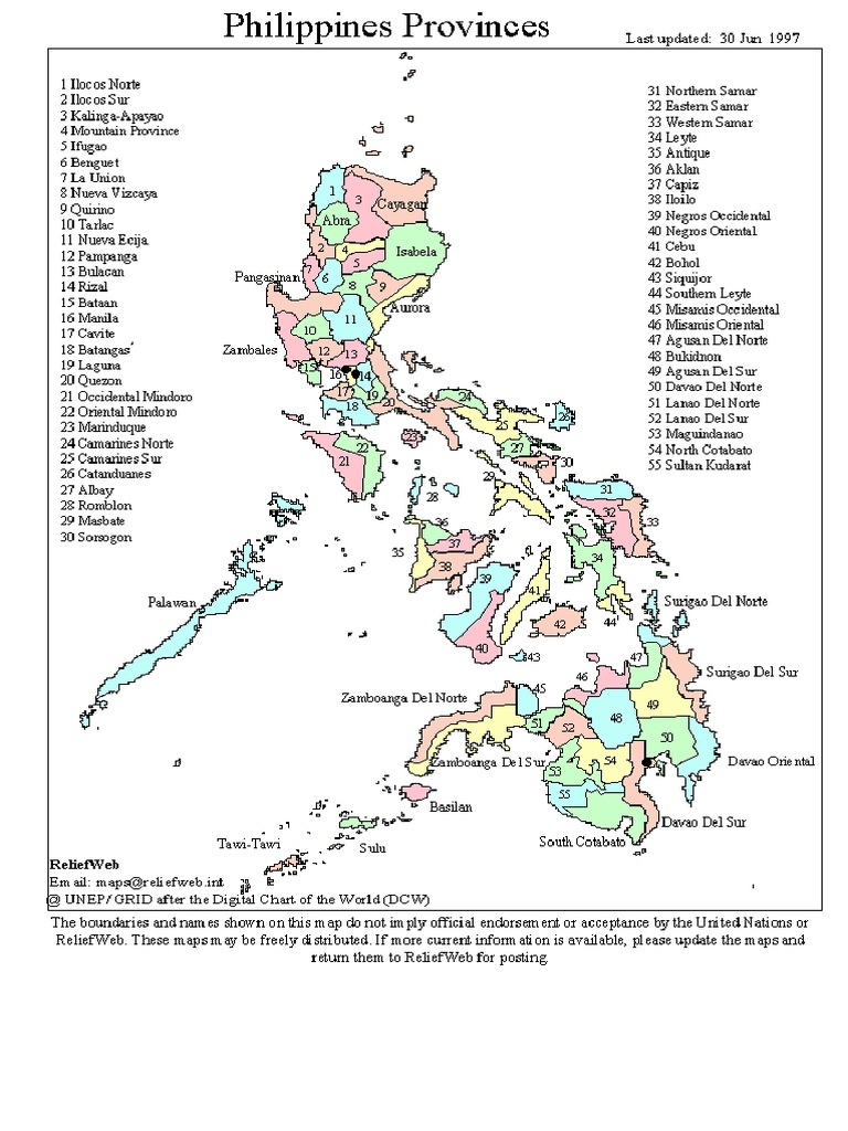 Philippine Map PDF 1692220046