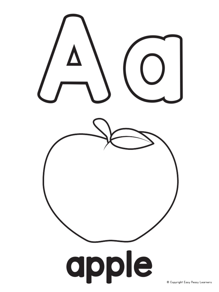 Alphabet Coloring Pages Pdf
