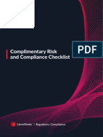 Risk and Compliance Checklist