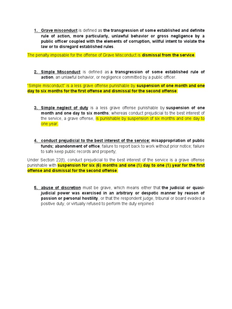 Grave Misconduct PDF