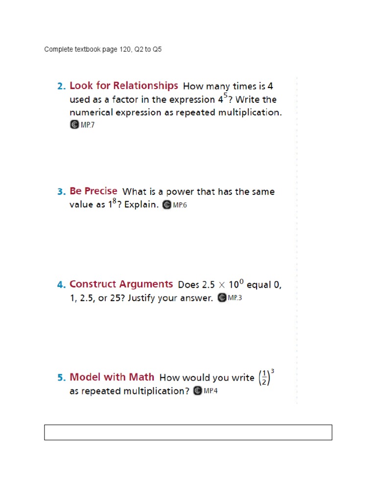 Exponents Explained PDF