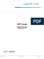 APF Script Support Guide 21.0