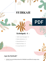 SYIRKAH: Jenis, Prinsip, Syarat